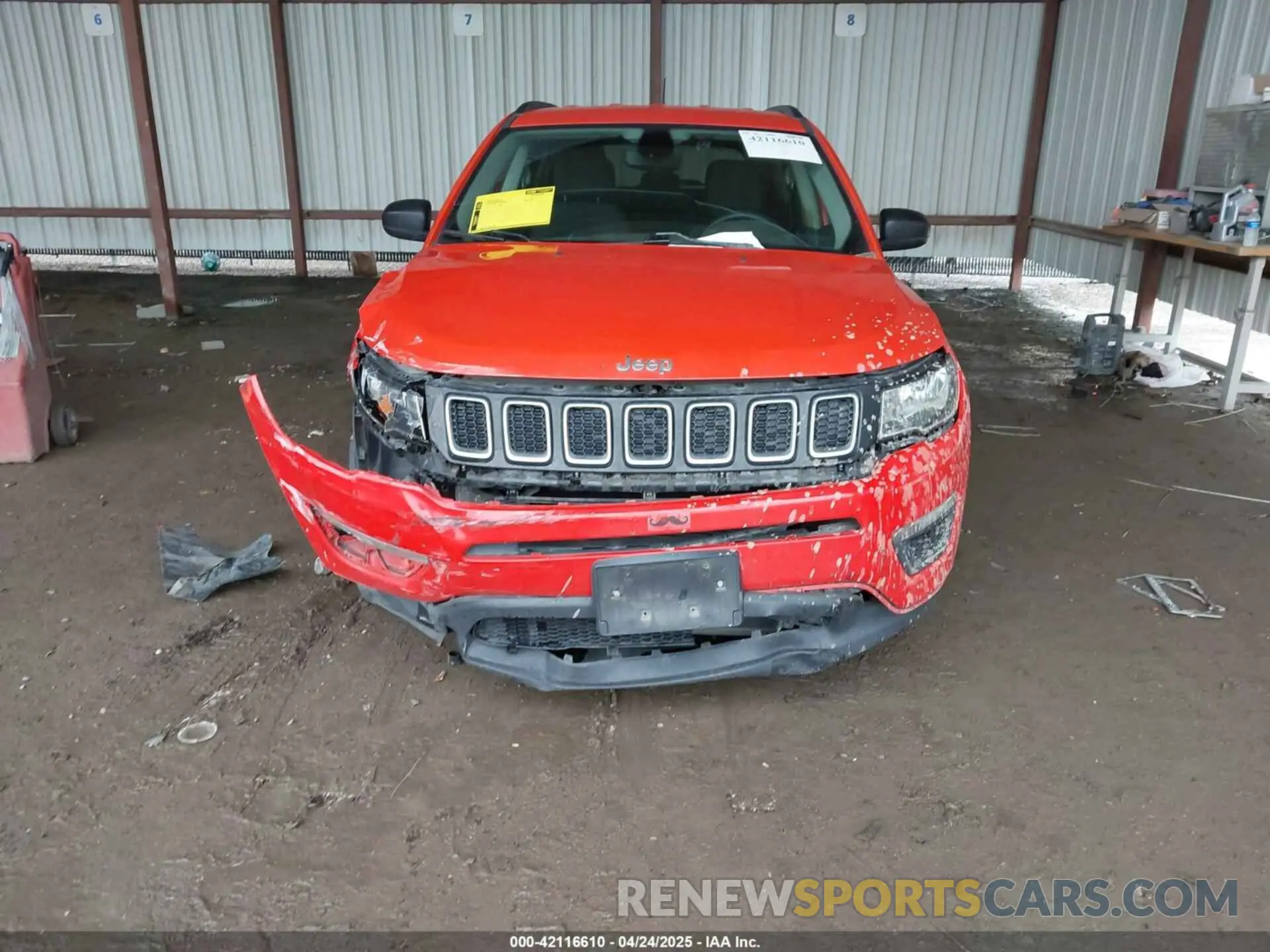 6 Photograph of a damaged car 3C4NJCAB2KT676721 JEEP COMPASS 2019
