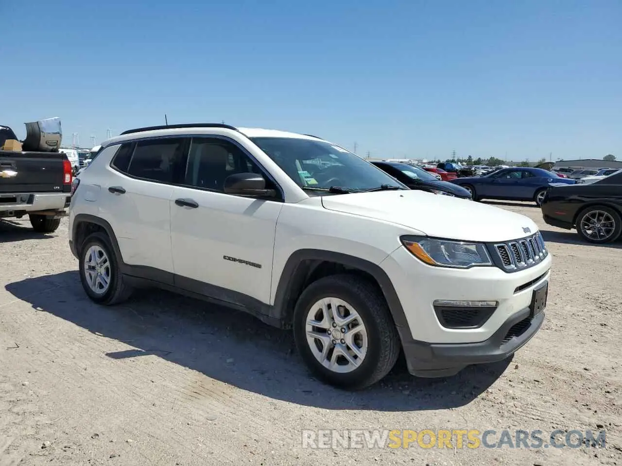 4 Photograph of a damaged car 3C4NJCAB2KT699951 JEEP COMPASS 2019