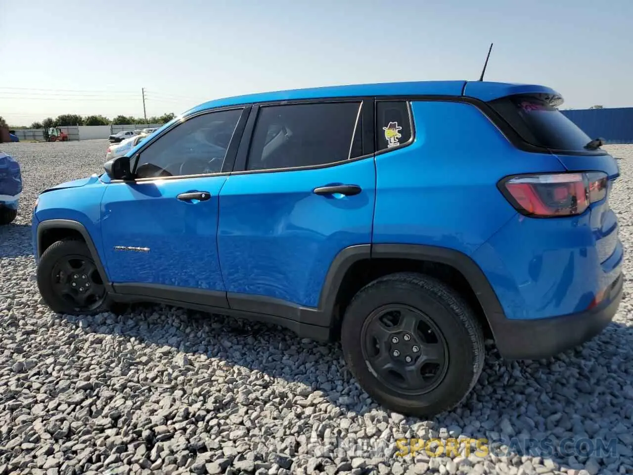 2 Photograph of a damaged car 3C4NJCAB3KT711721 JEEP COMPASS 2019