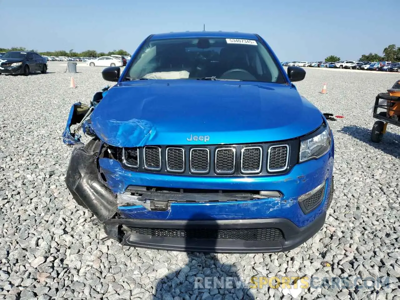 5 Photograph of a damaged car 3C4NJCAB3KT711721 JEEP COMPASS 2019