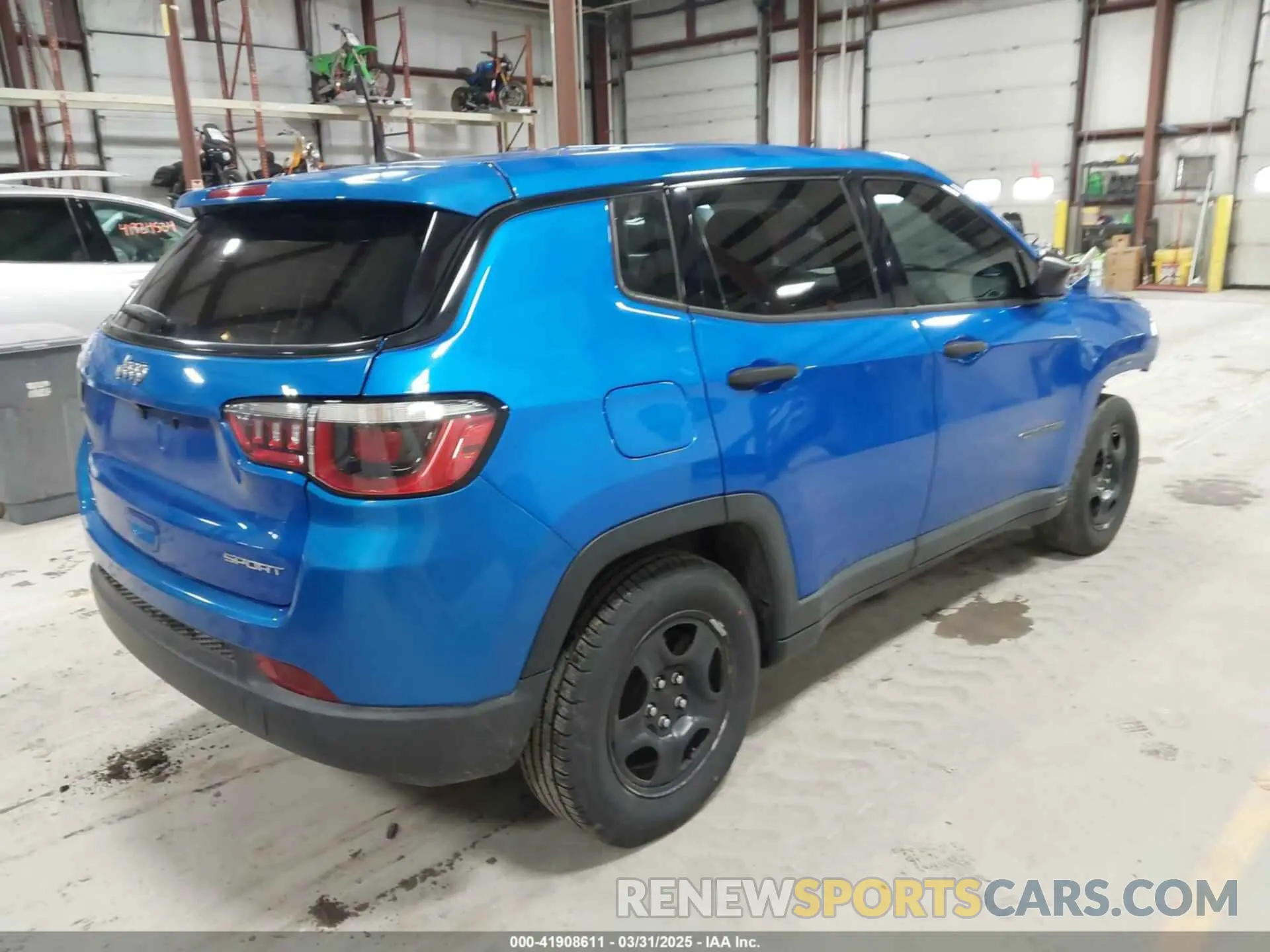 4 Photograph of a damaged car 3C4NJCAB6KT649781 JEEP COMPASS 2019