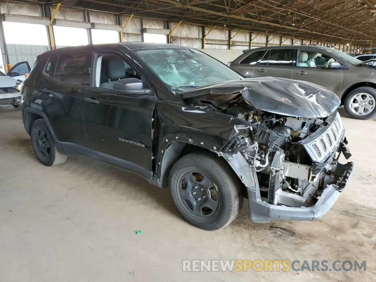 4 Photograph of a damaged car 3C4NJCAB8KT622274 JEEP COMPASS 2019