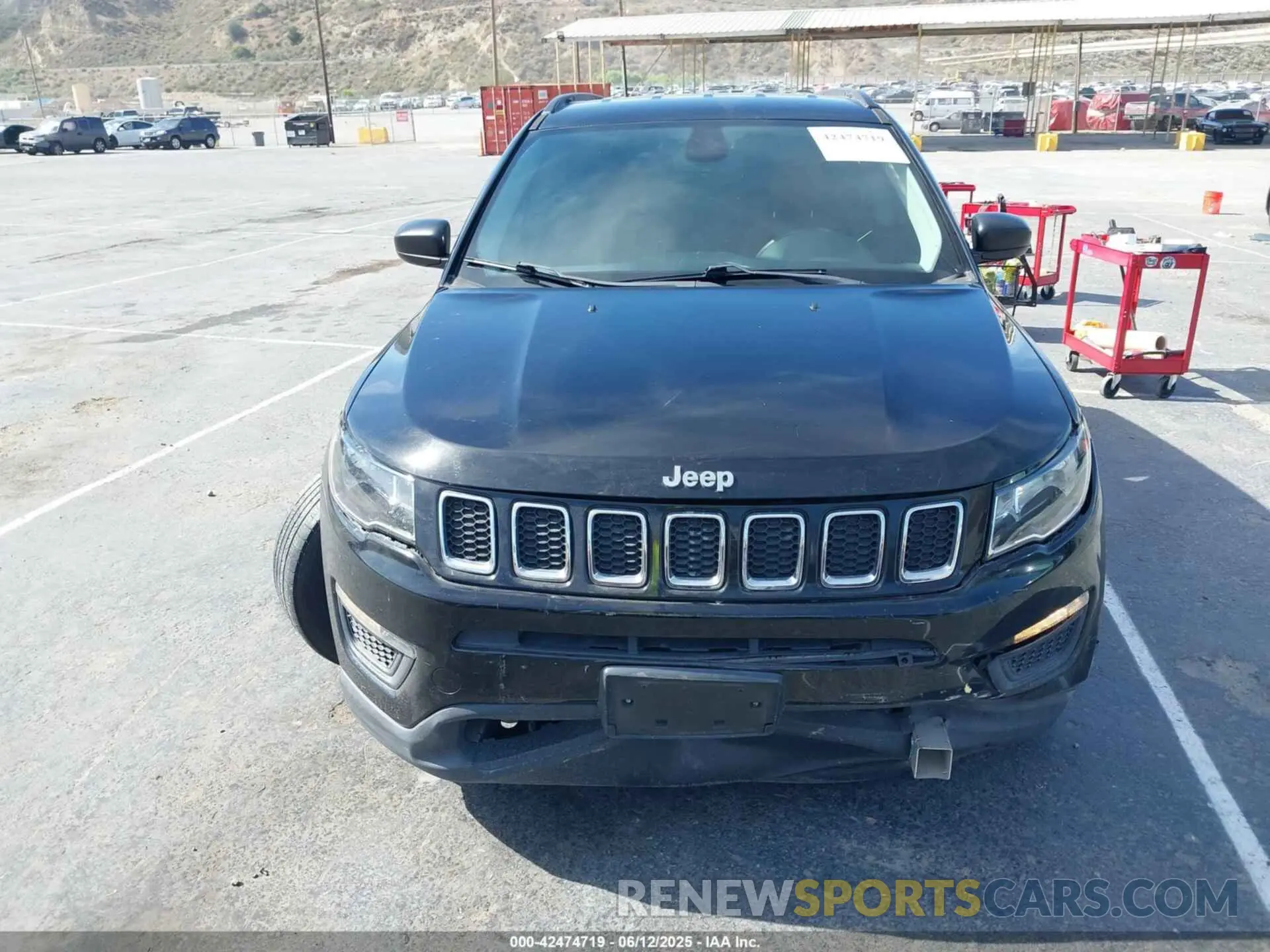 12 Photograph of a damaged car 3C4NJCAB8KT652360 JEEP COMPASS 2019