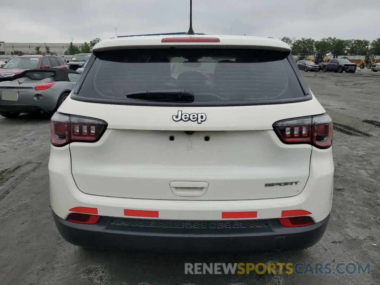 6 Photograph of a damaged car 3C4NJCAB9KT778064 JEEP COMPASS 2019