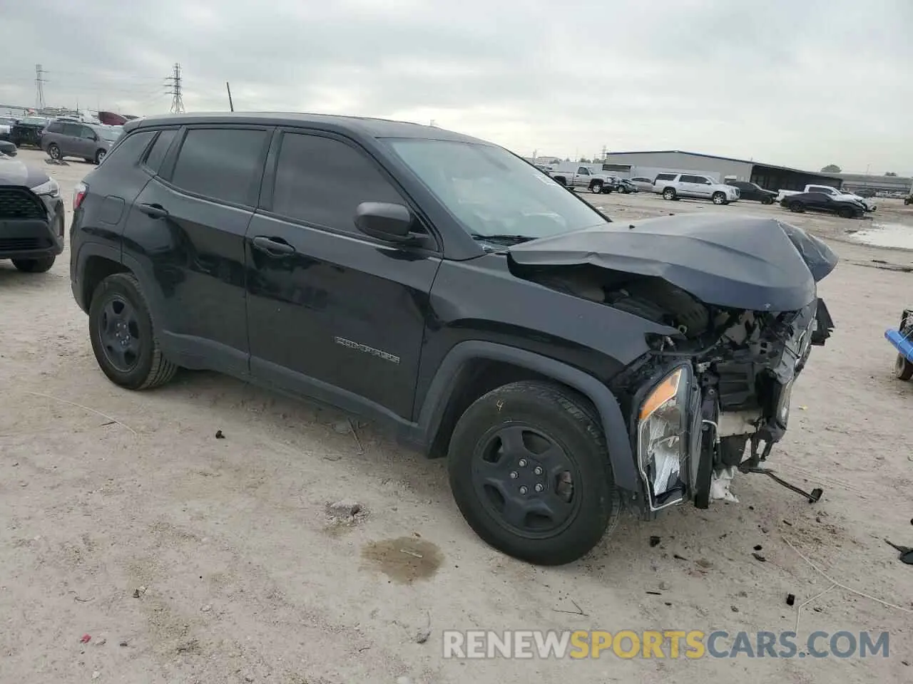 4 Photograph of a damaged car 3C4NJCABXKT622258 JEEP COMPASS 2019