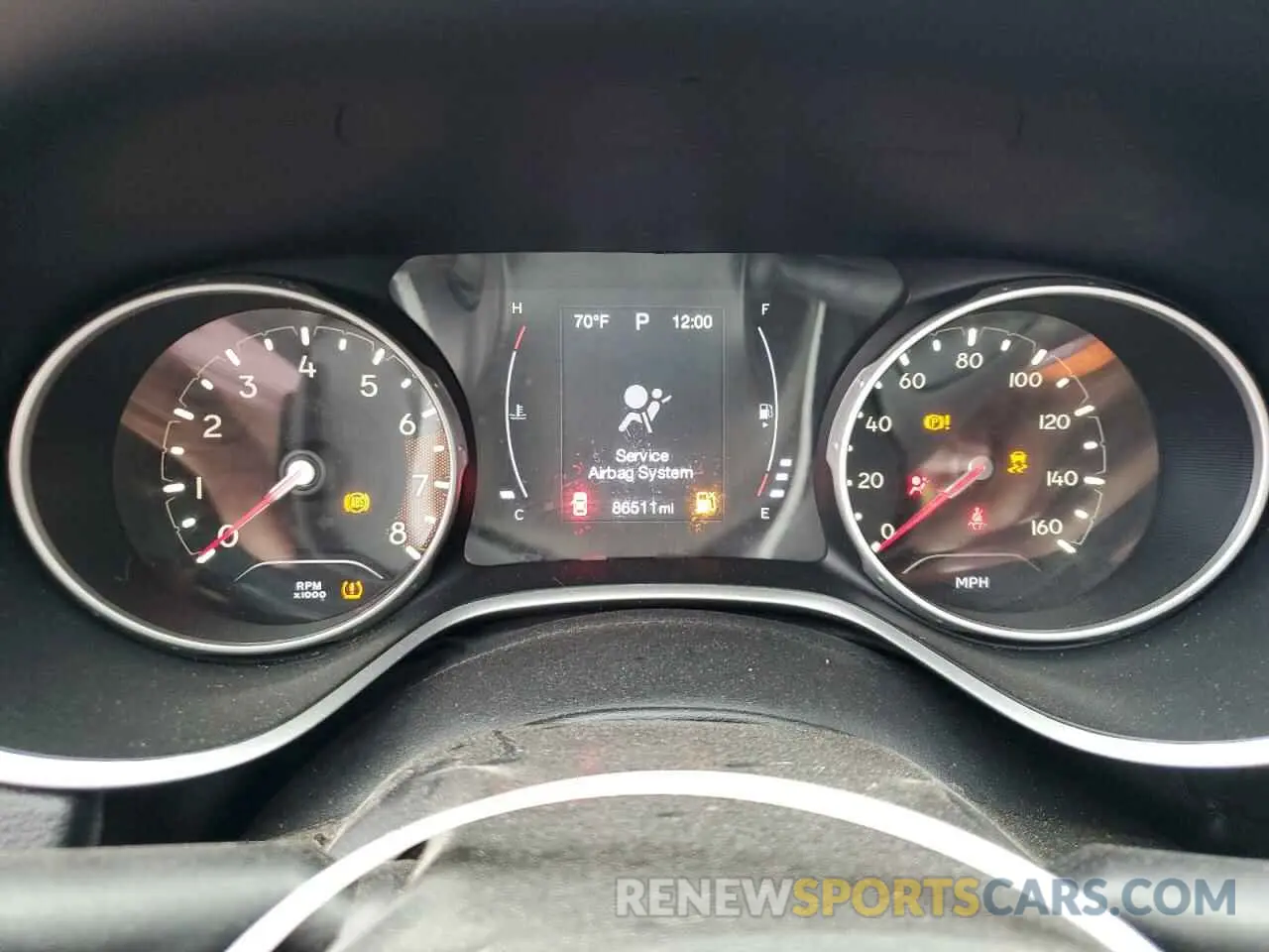 9 Photograph of a damaged car 3C4NJCABXKT622258 JEEP COMPASS 2019