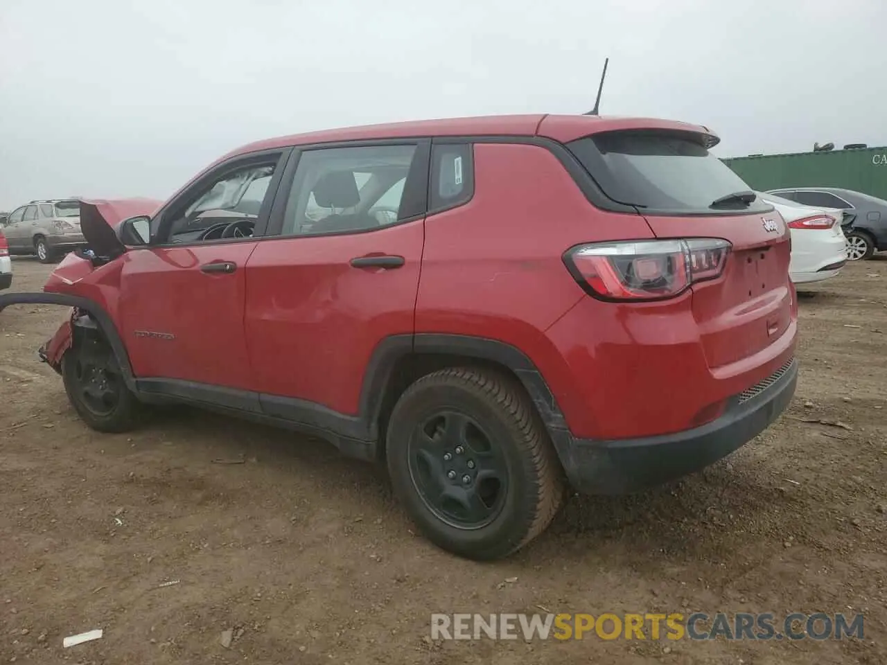 2 Photograph of a damaged car 3C4NJCABXKT715569 JEEP COMPASS 2019