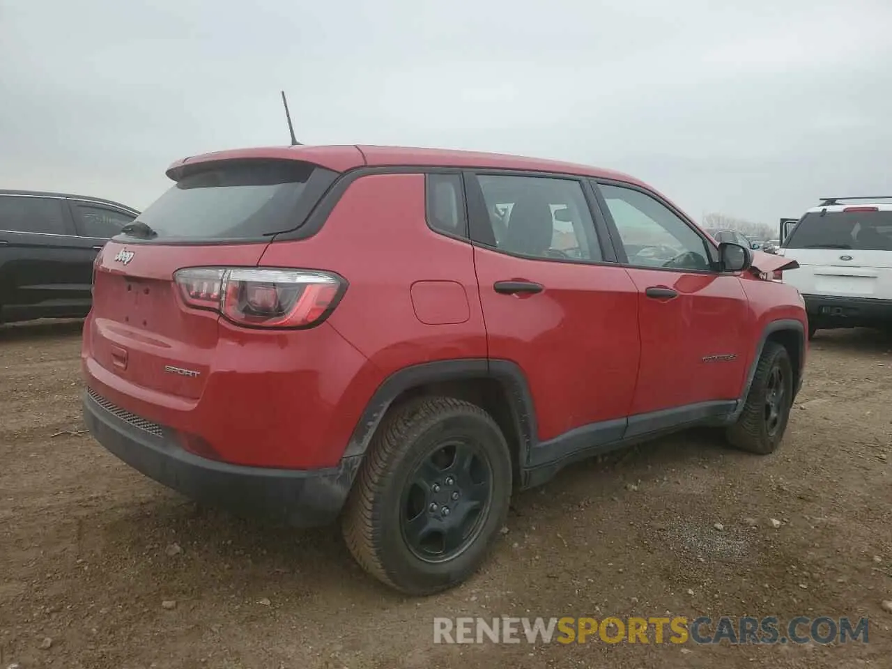 3 Photograph of a damaged car 3C4NJCABXKT715569 JEEP COMPASS 2019
