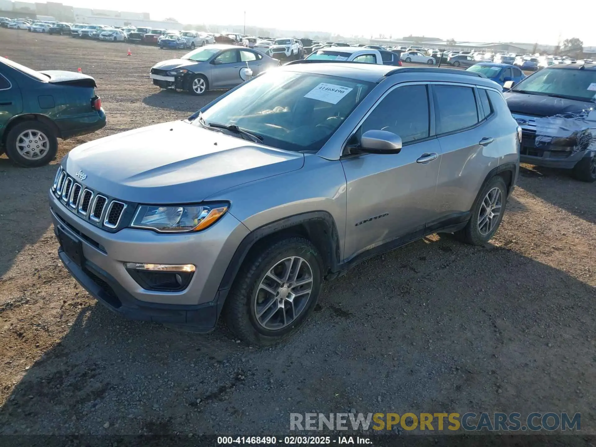 2 Photograph of a damaged car 3C4NJCBB0KT743606 JEEP COMPASS 2019