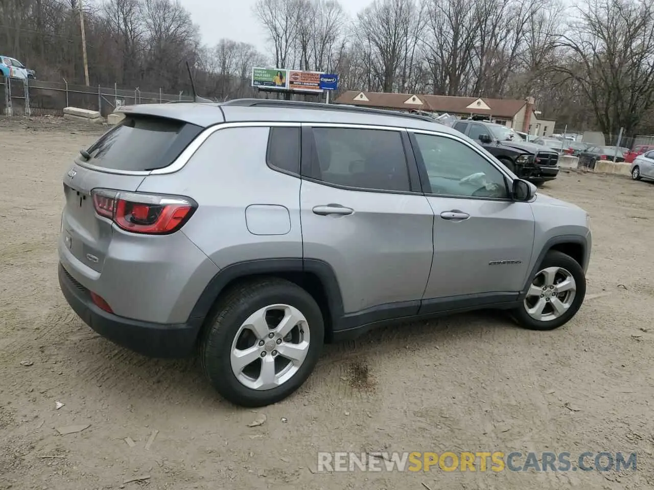 3 Photograph of a damaged car 3C4NJCBB0KT835170 JEEP COMPASS 2019