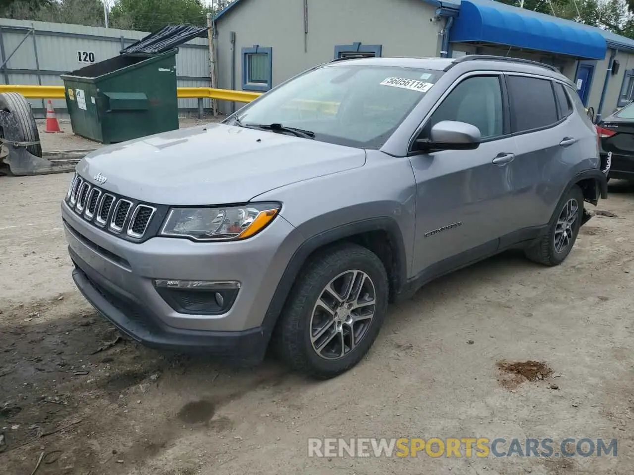 1 Photograph of a damaged car 3C4NJCBB1KT636757 JEEP COMPASS 2019