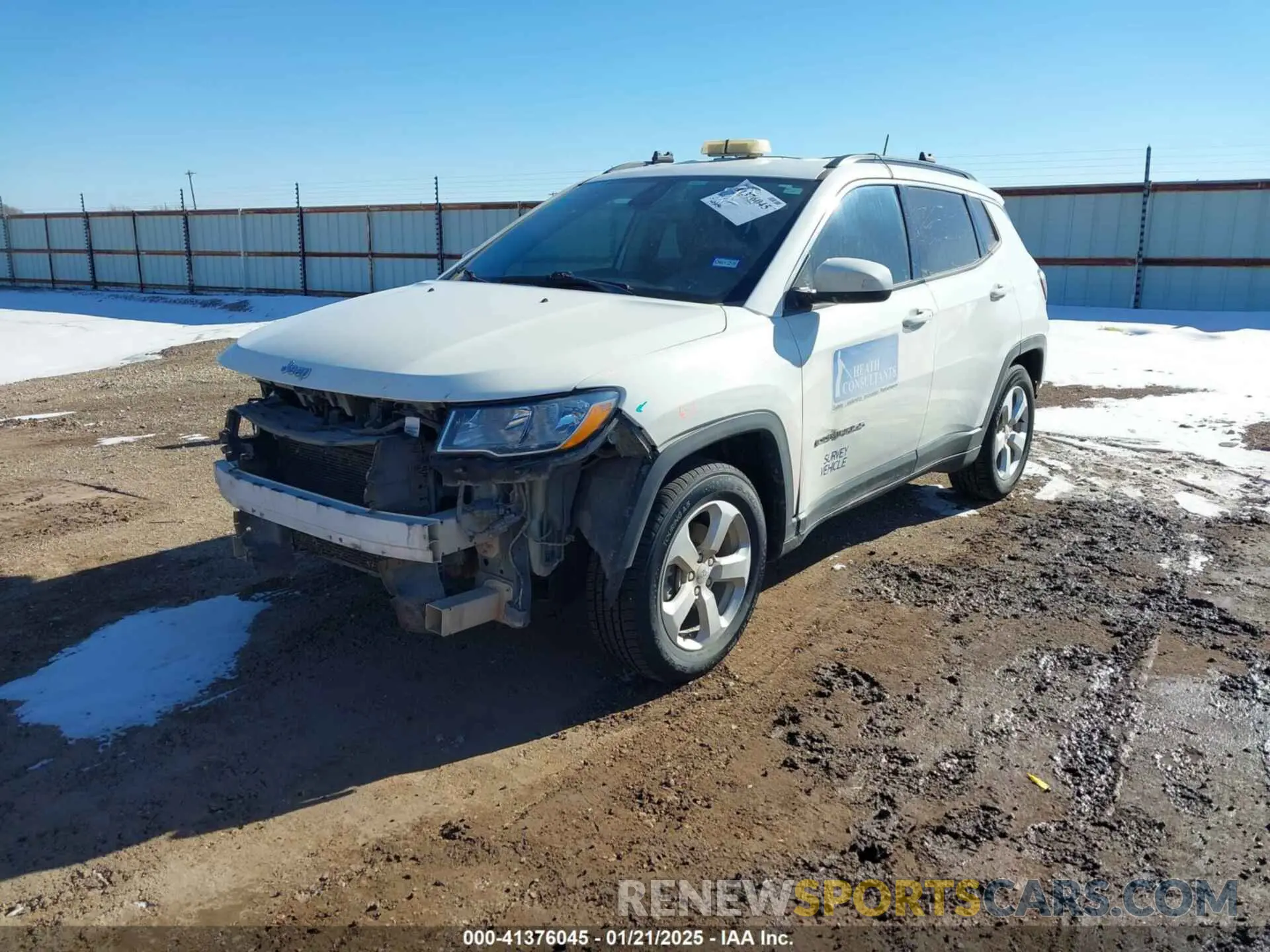 2 Photograph of a damaged car 3C4NJCBB1KT654692 JEEP COMPASS 2019