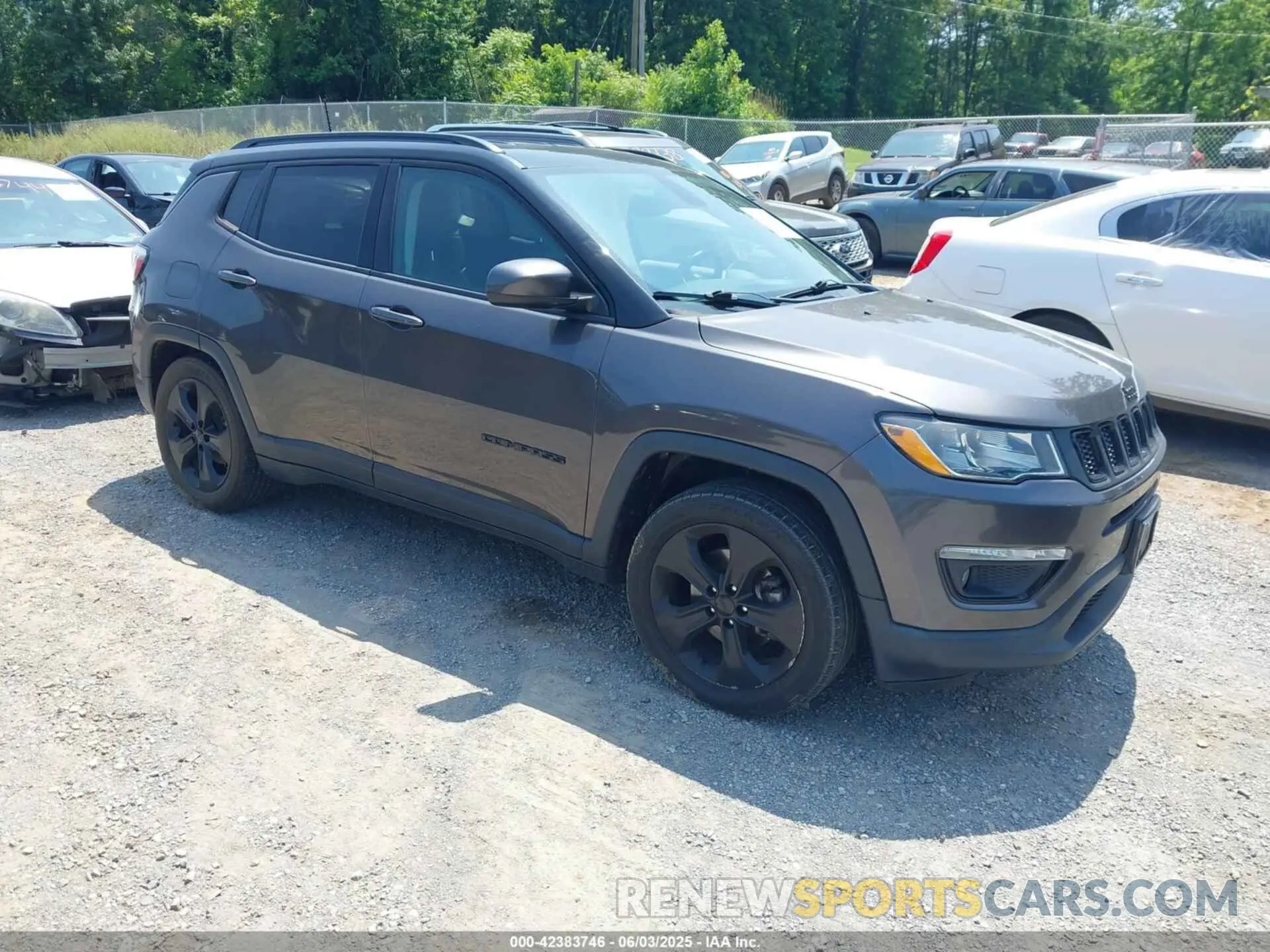 1 Photograph of a damaged car 3C4NJCBB1KT844217 JEEP COMPASS 2019