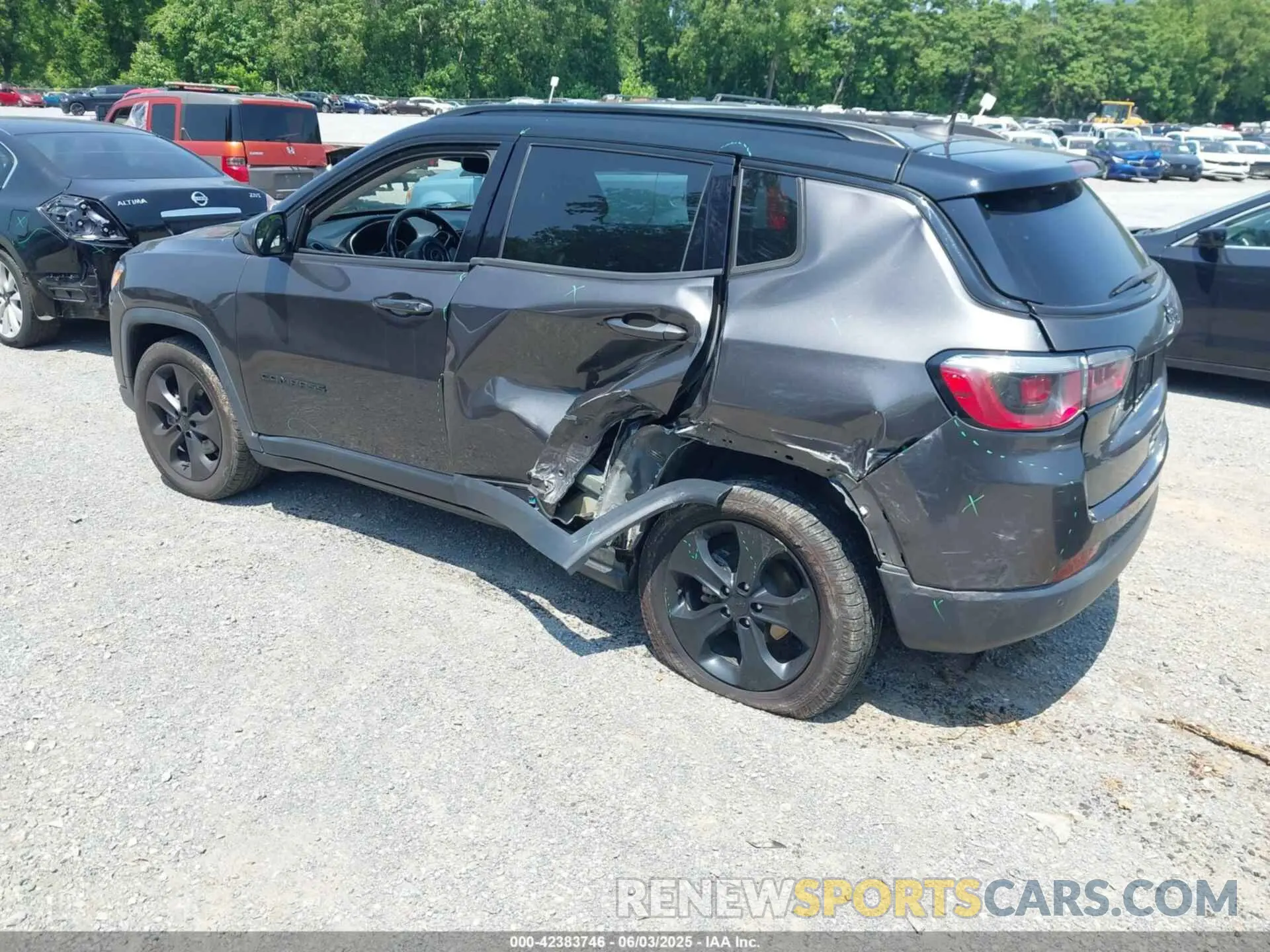 3 Photograph of a damaged car 3C4NJCBB1KT844217 JEEP COMPASS 2019