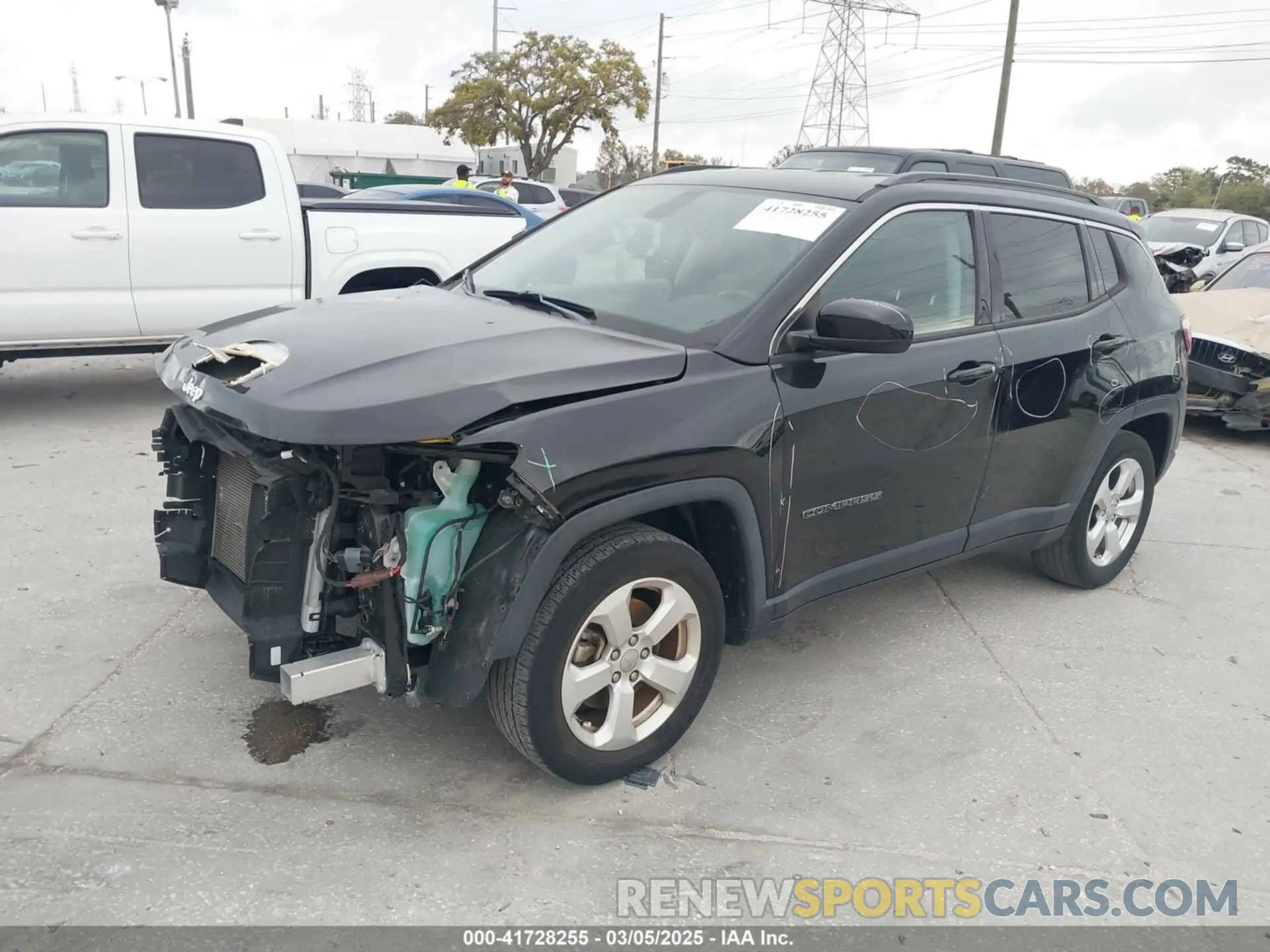 2 Photograph of a damaged car 3C4NJCBB2KT815146 JEEP COMPASS 2019