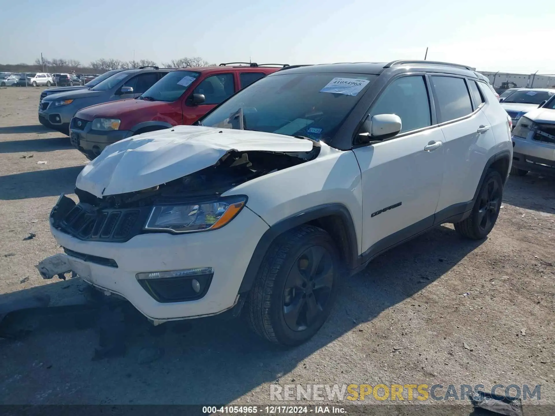 2 Photograph of a damaged car 3C4NJCBB2KT832402 JEEP COMPASS 2019