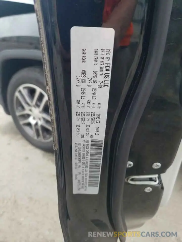 13 Photograph of a damaged car 3C4NJCBB2KT843741 JEEP COMPASS 2019