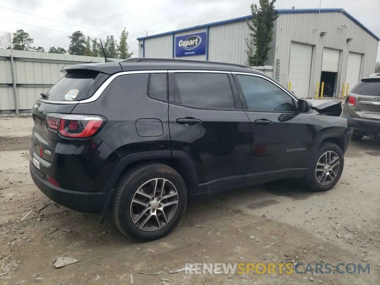 3 Photograph of a damaged car 3C4NJCBB2KT843741 JEEP COMPASS 2019