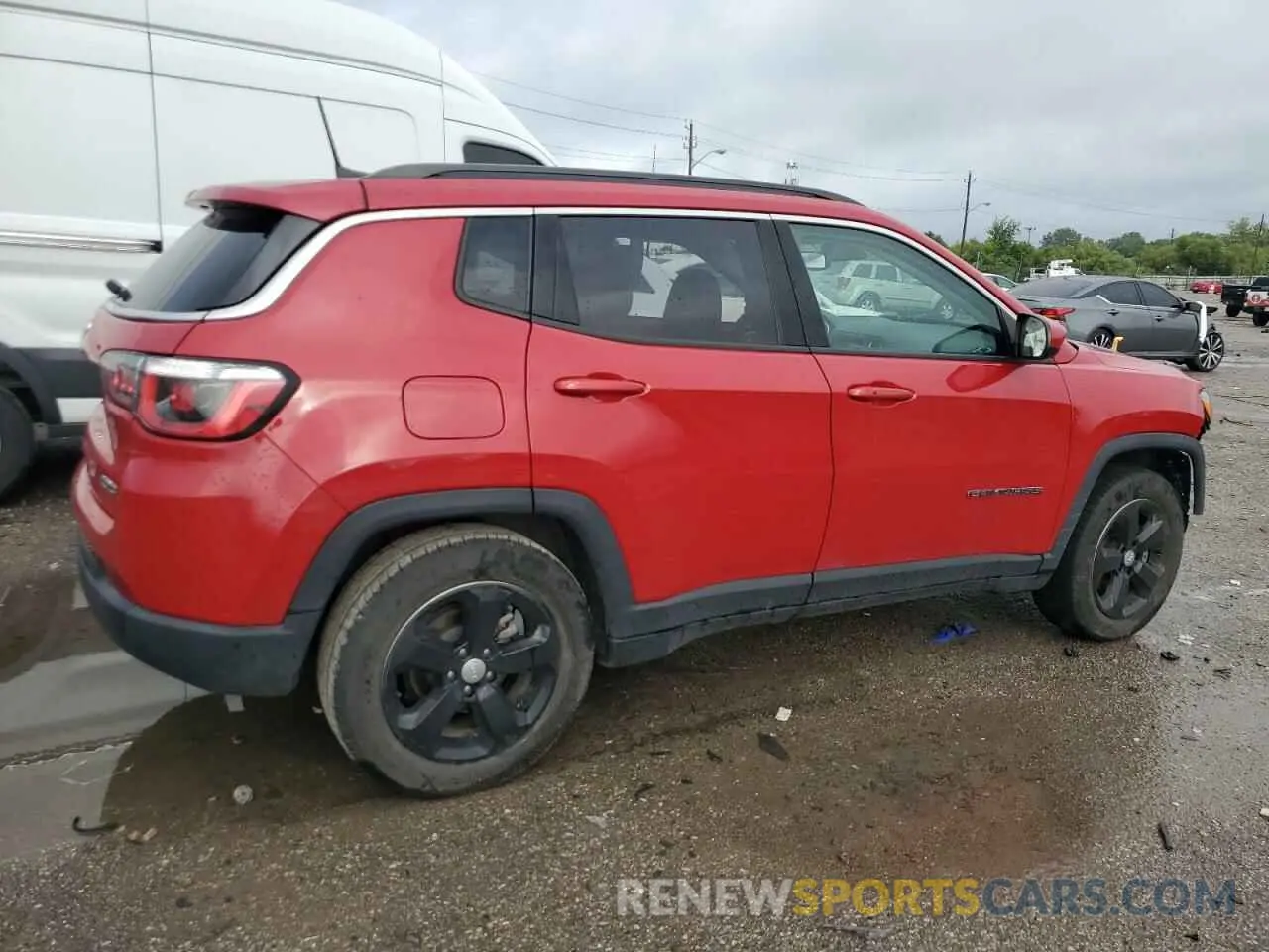 3 Photograph of a damaged car 3C4NJCBB3KT706789 JEEP COMPASS 2019