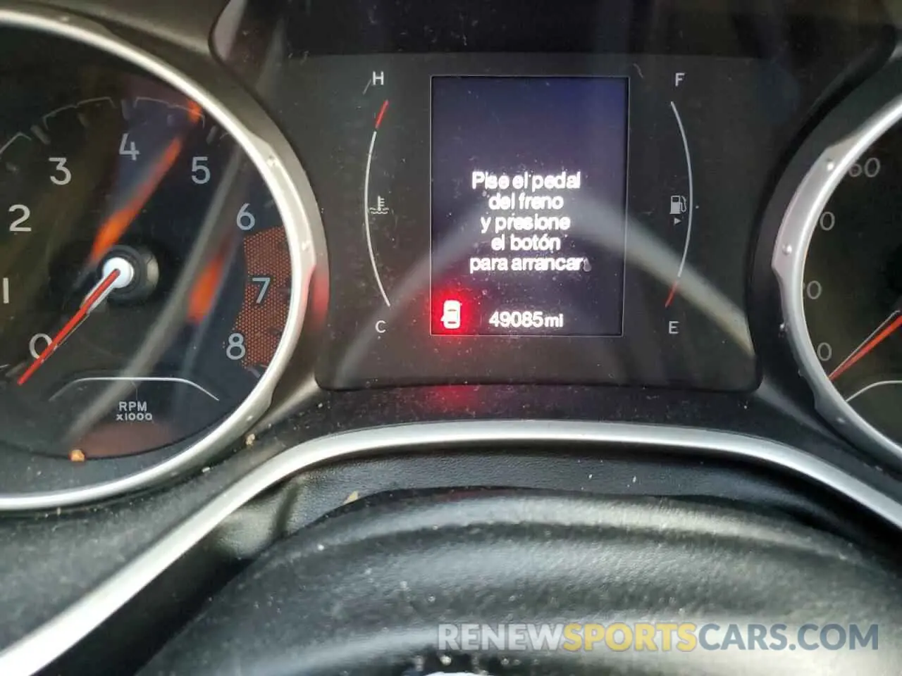 9 Photograph of a damaged car 3C4NJCBB3KT852044 JEEP COMPASS 2019