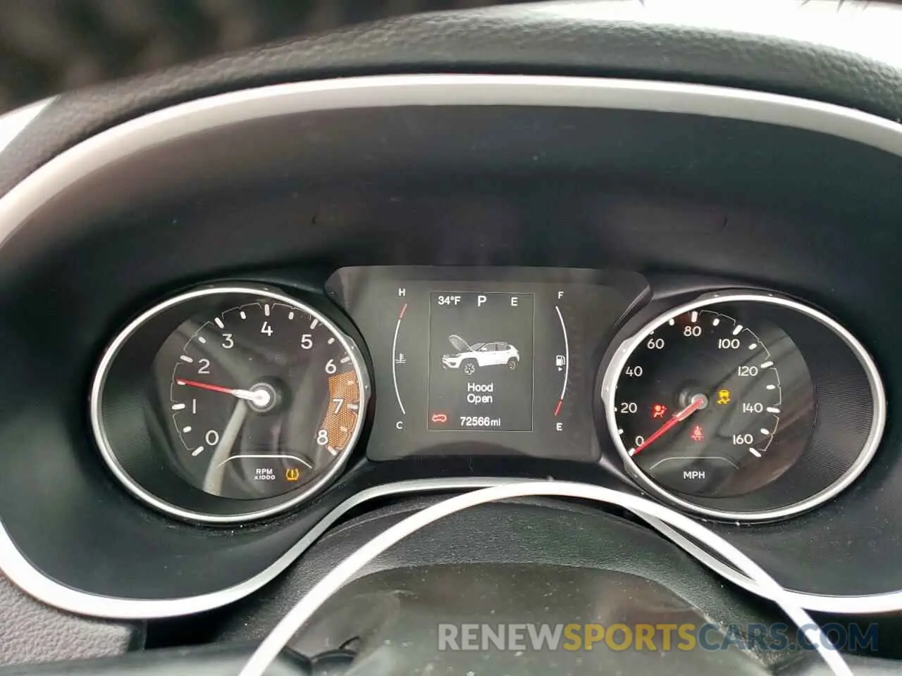 9 Photograph of a damaged car 3C4NJCBB4KT613022 JEEP COMPASS 2019