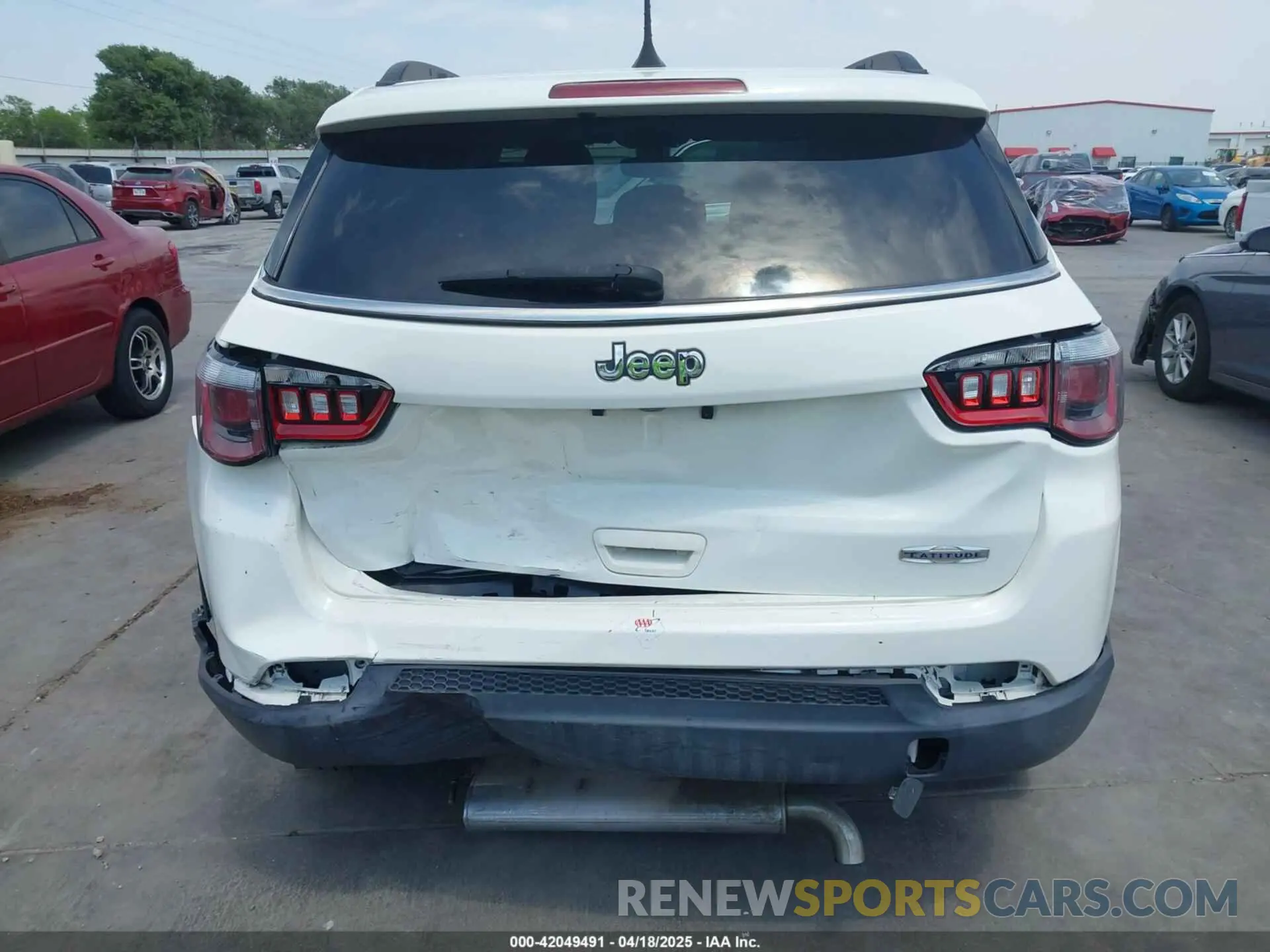 6 Photograph of a damaged car 3C4NJCBB4KT616437 JEEP COMPASS 2019