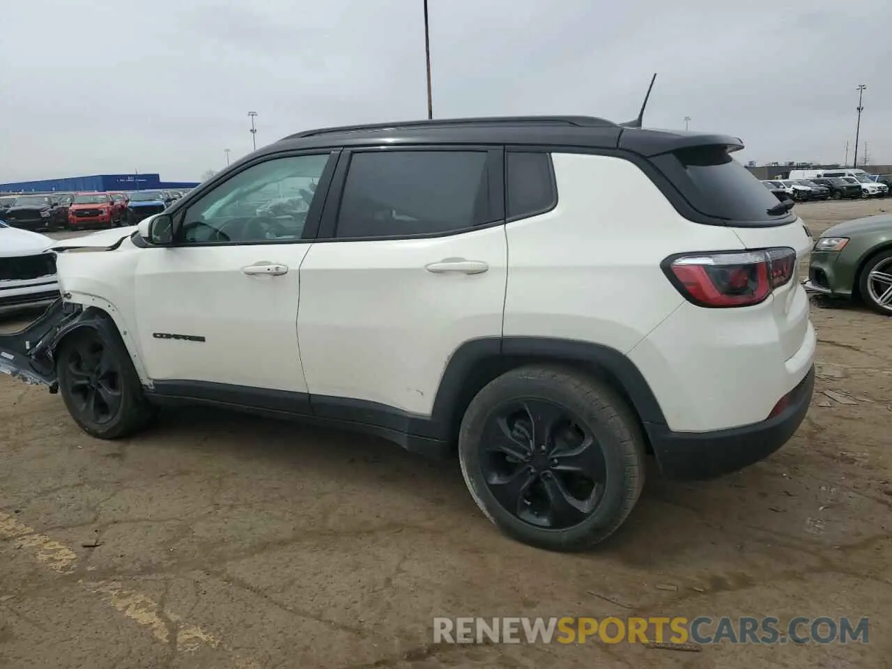 2 Photograph of a damaged car 3C4NJCBB4KT618673 JEEP COMPASS 2019