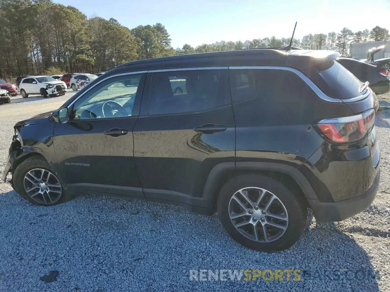 2 Photograph of a damaged car 3C4NJCBB4KT726100 JEEP COMPASS 2019