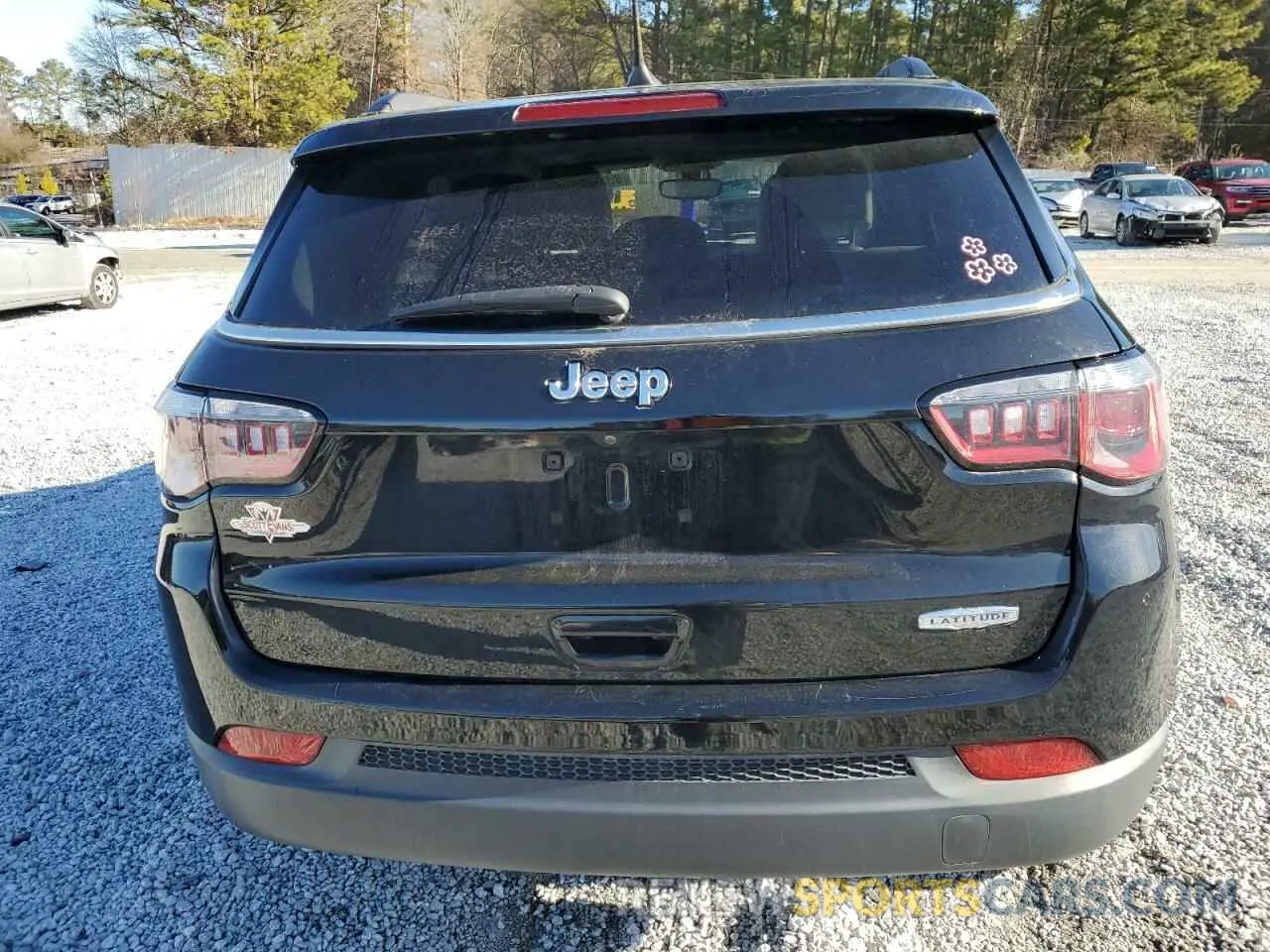6 Photograph of a damaged car 3C4NJCBB4KT726100 JEEP COMPASS 2019