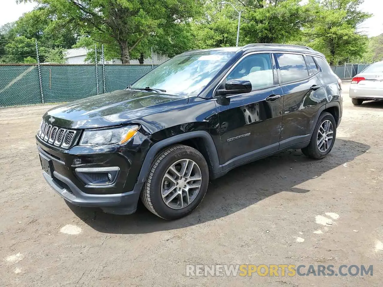 1 Photograph of a damaged car 3C4NJCBB4KT832286 JEEP COMPASS 2019