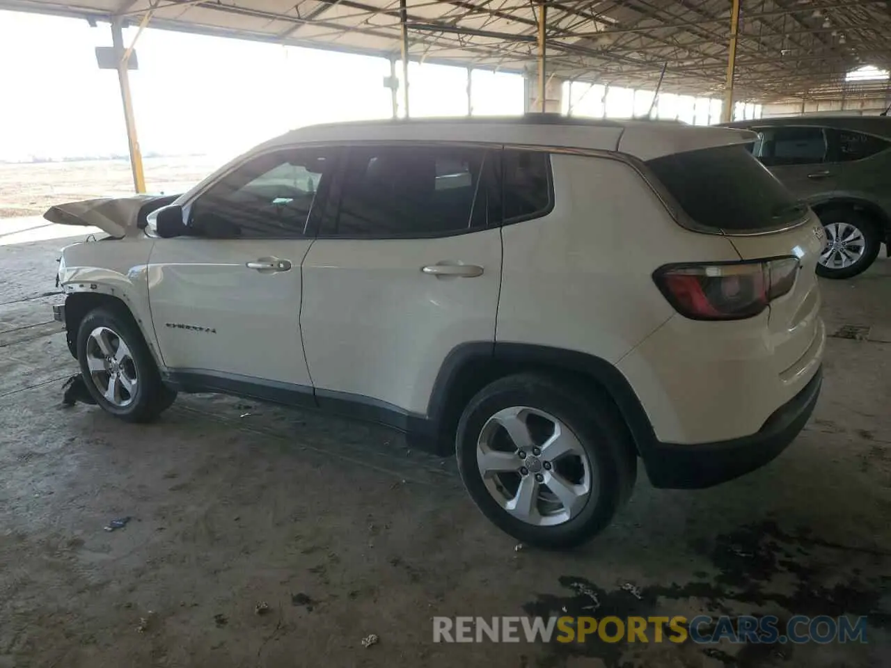 2 Photograph of a damaged car 3C4NJCBB5KT809244 JEEP COMPASS 2019