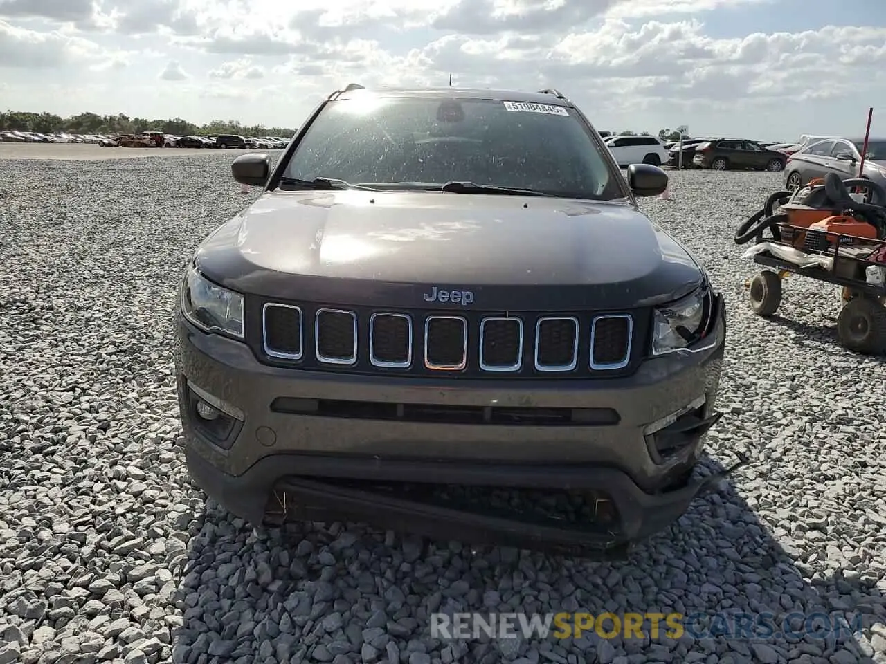 5 Photograph of a damaged car 3C4NJCBB5KT851249 JEEP COMPASS 2019