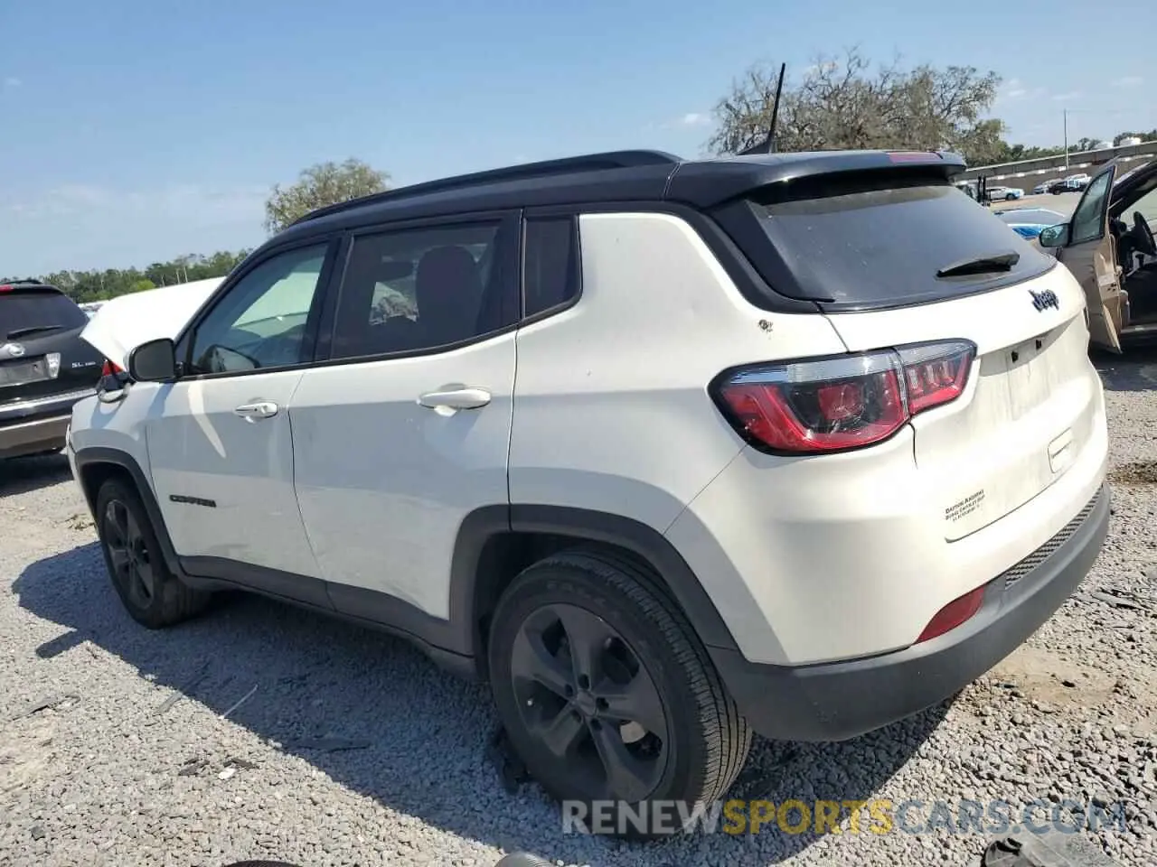 2 Photograph of a damaged car 3C4NJCBB6KT782474 JEEP COMPASS 2019