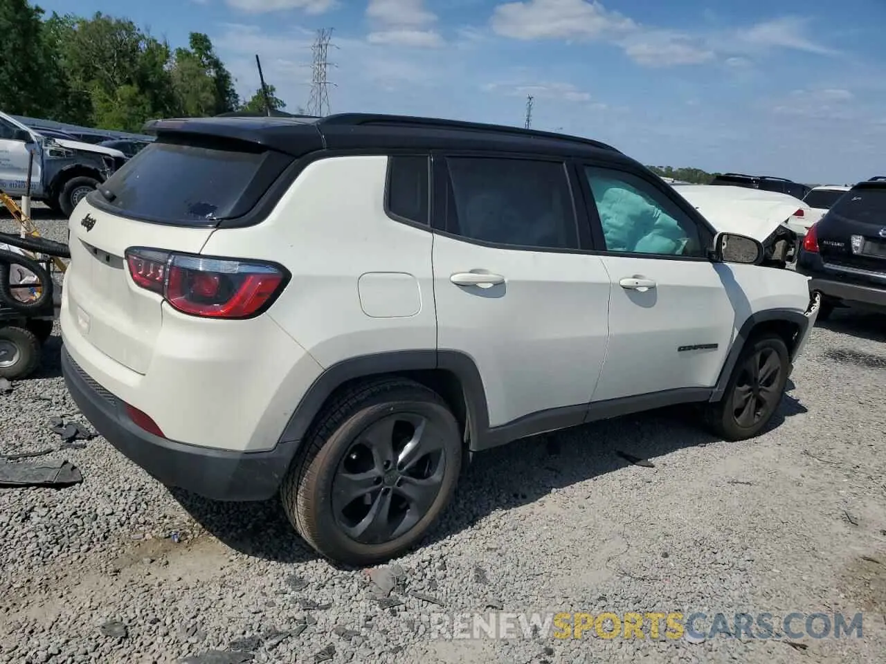 3 Photograph of a damaged car 3C4NJCBB6KT782474 JEEP COMPASS 2019