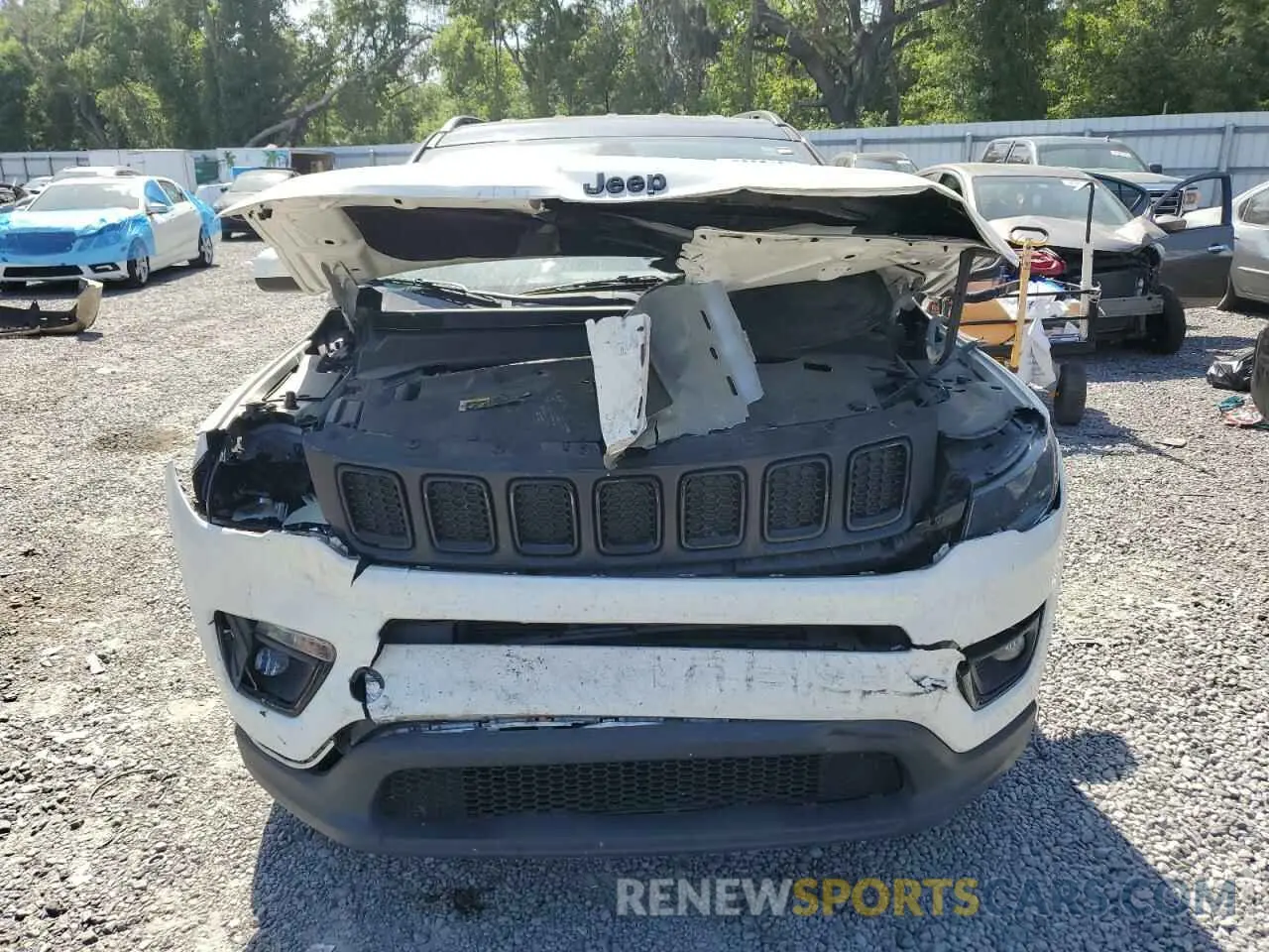 5 Photograph of a damaged car 3C4NJCBB6KT782474 JEEP COMPASS 2019