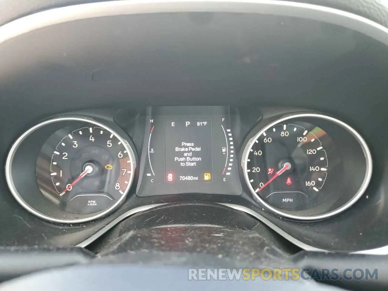 9 Photograph of a damaged car 3C4NJCBB6KT782474 JEEP COMPASS 2019