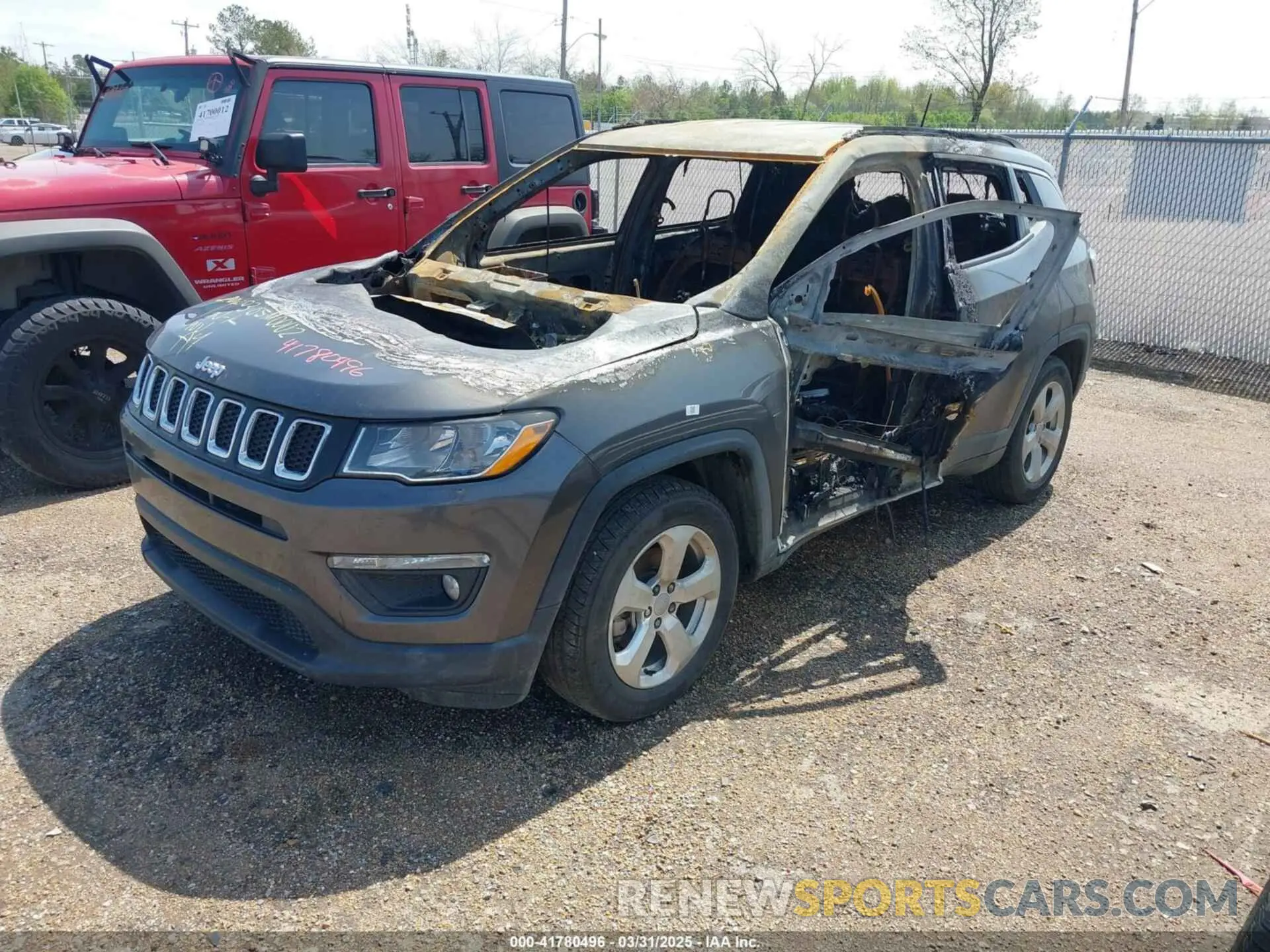 2 Photograph of a damaged car 3C4NJCBB6KT789246 JEEP COMPASS 2019