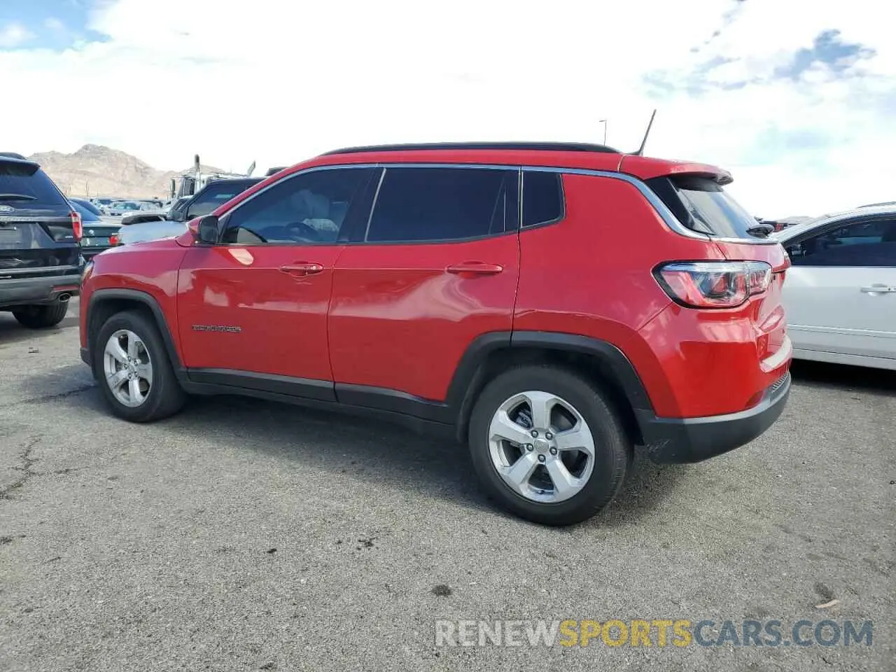 2 Photograph of a damaged car 3C4NJCBB6KT833200 JEEP COMPASS 2019
