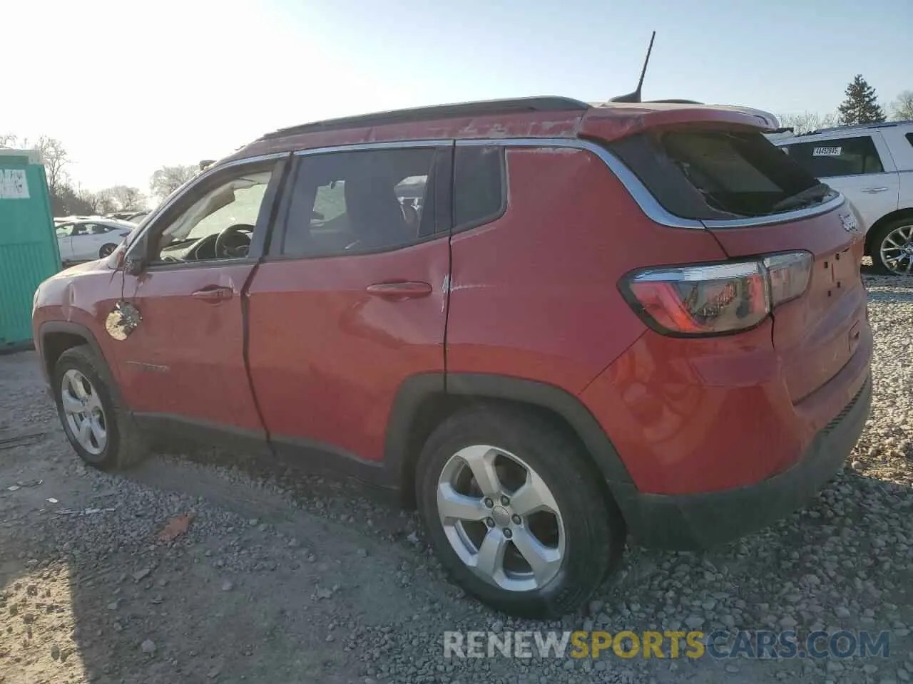 2 Photograph of a damaged car 3C4NJCBB7KT658195 JEEP COMPASS 2019