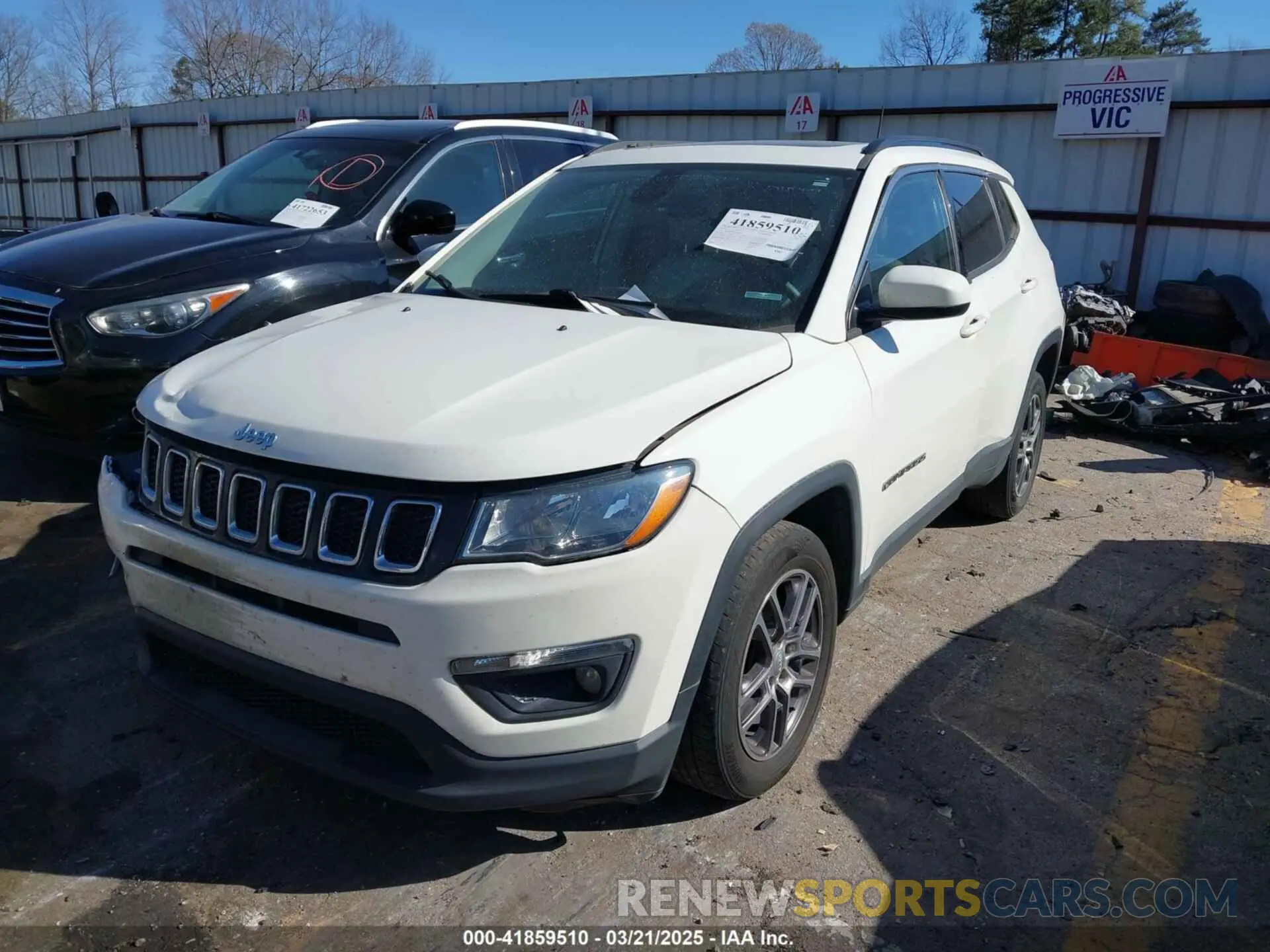 2 Photograph of a damaged car 3C4NJCBB7KT755879 JEEP COMPASS 2019
