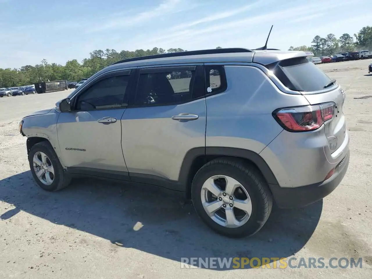 2 Photograph of a damaged car 3C4NJCBB7KT851060 JEEP COMPASS 2019