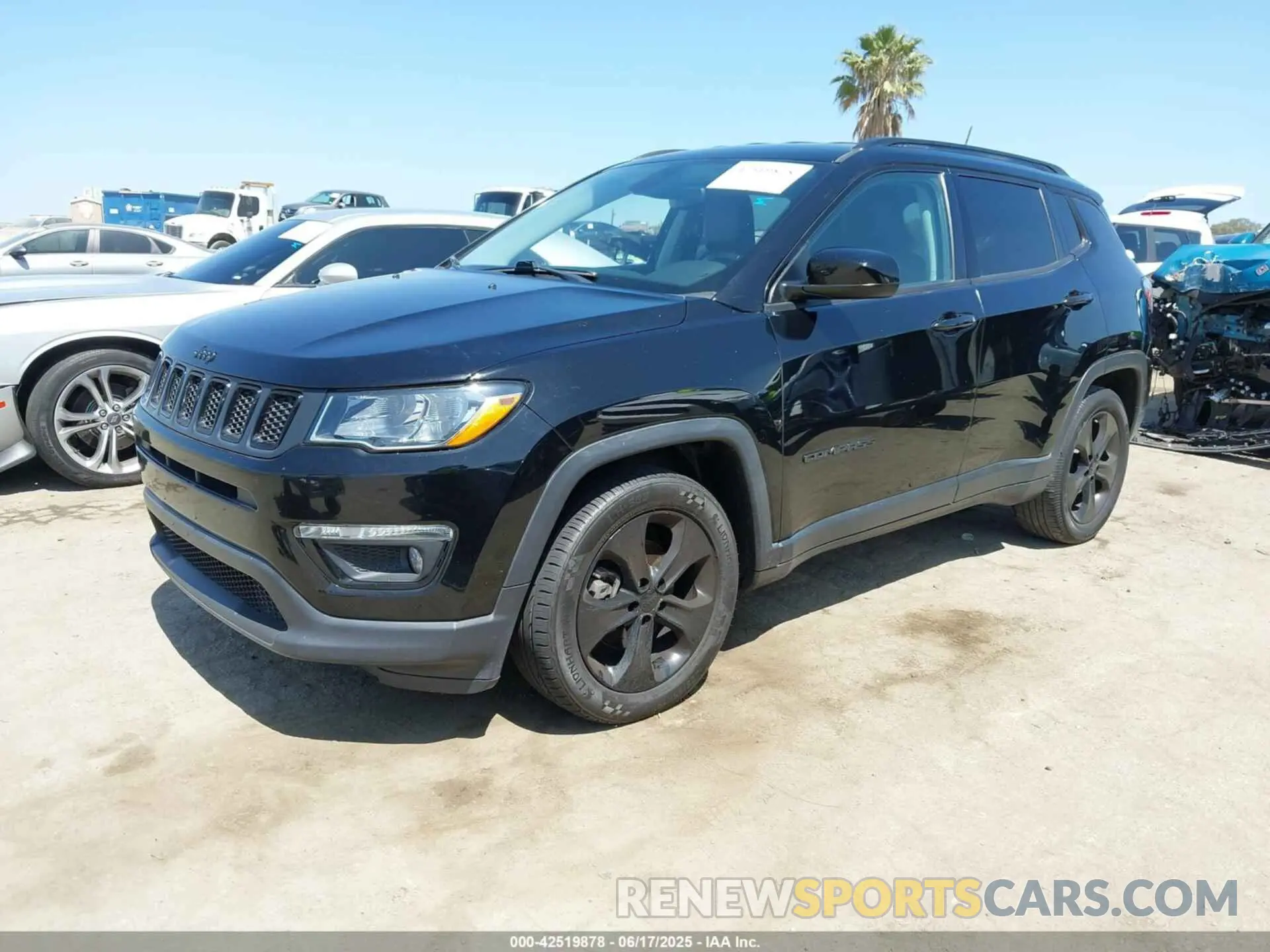 2 Photograph of a damaged car 3C4NJCBB8KT727170 JEEP COMPASS 2019