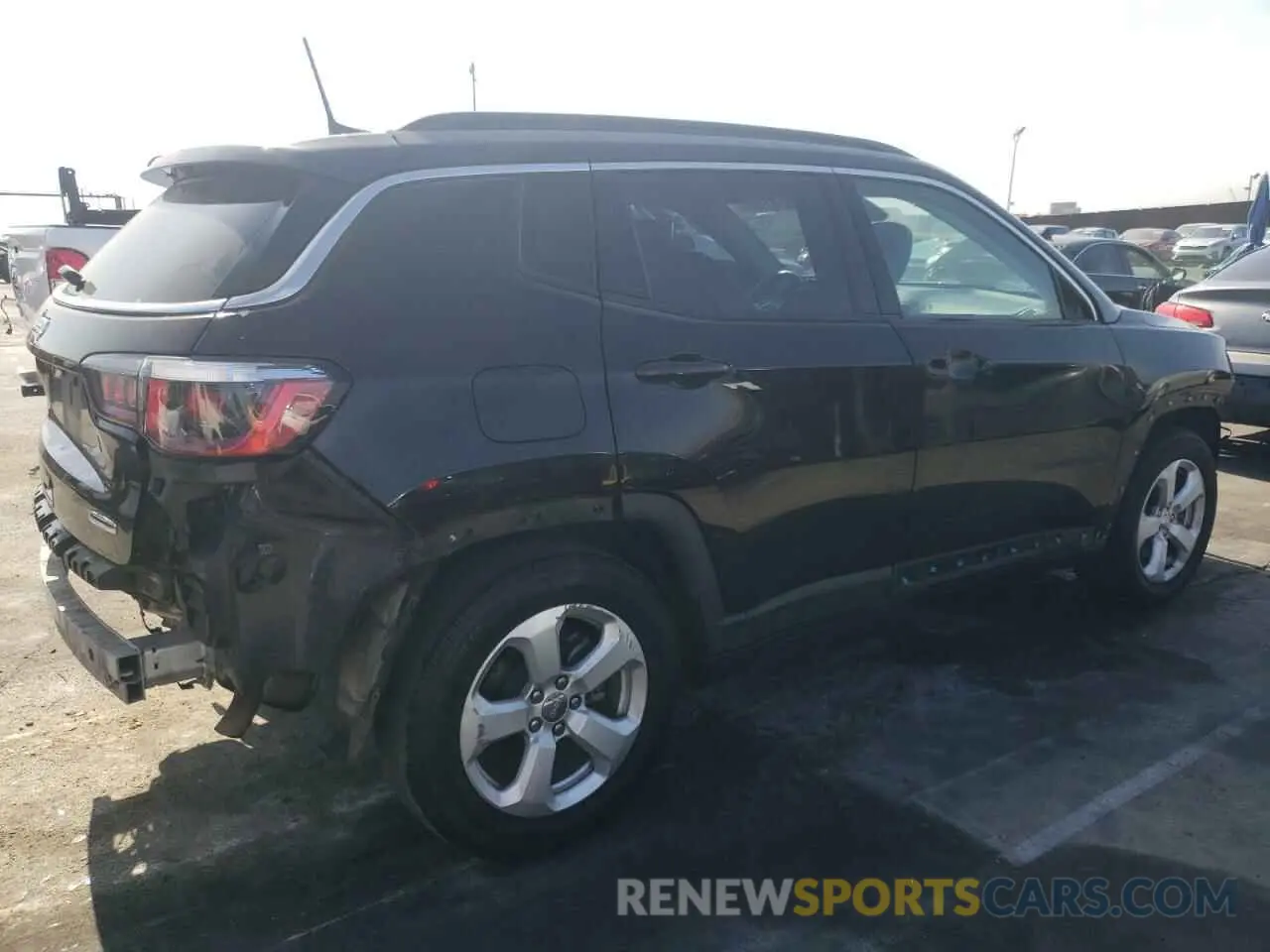 3 Photograph of a damaged car 3C4NJCBB8KT855599 JEEP COMPASS 2019
