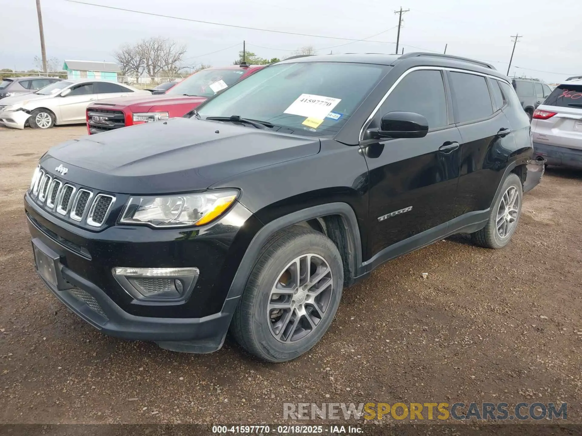 2 Photograph of a damaged car 3C4NJCBB9KT637624 JEEP COMPASS 2019