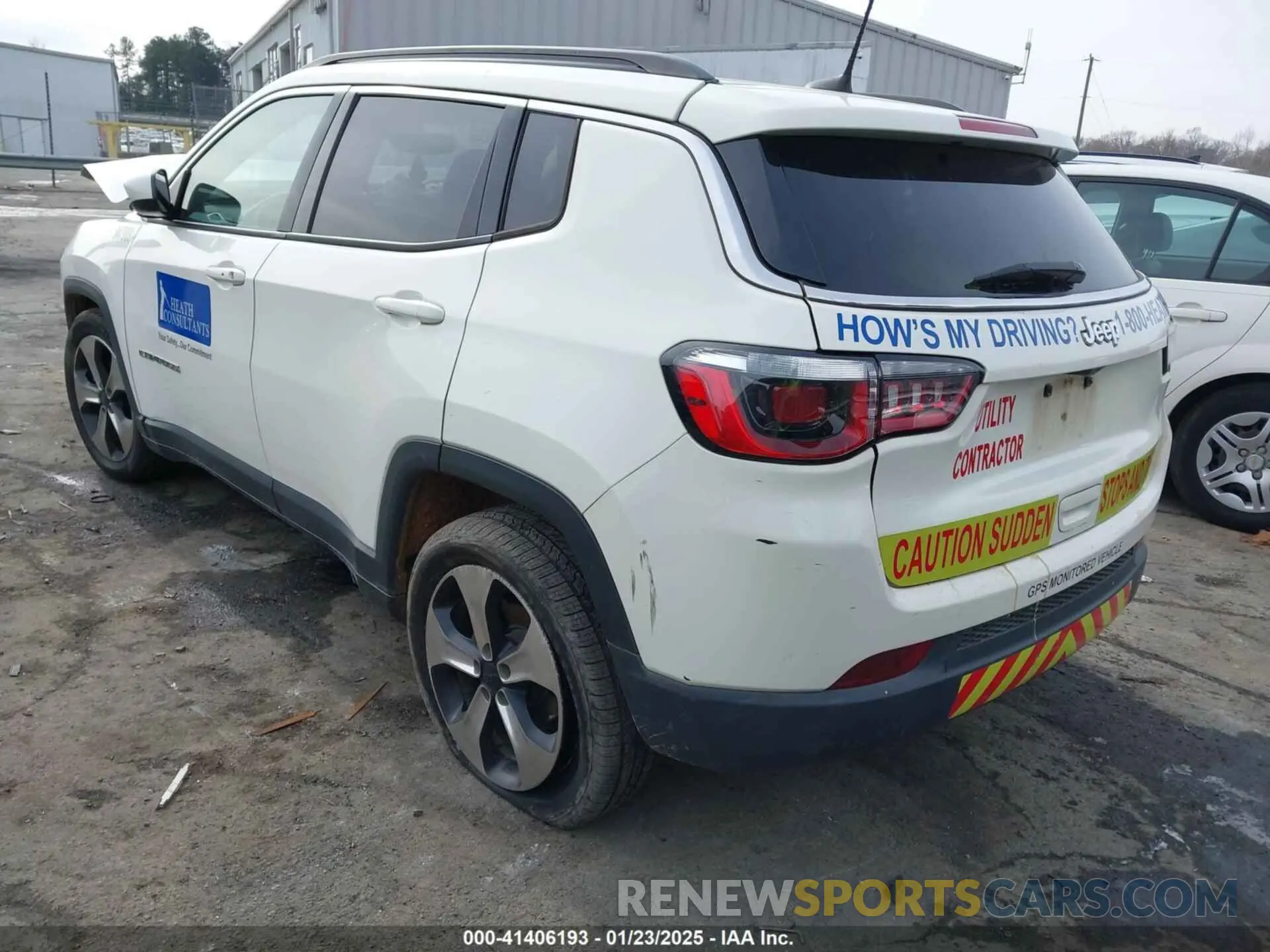 3 Photograph of a damaged car 3C4NJCBB9KT654889 JEEP COMPASS 2019