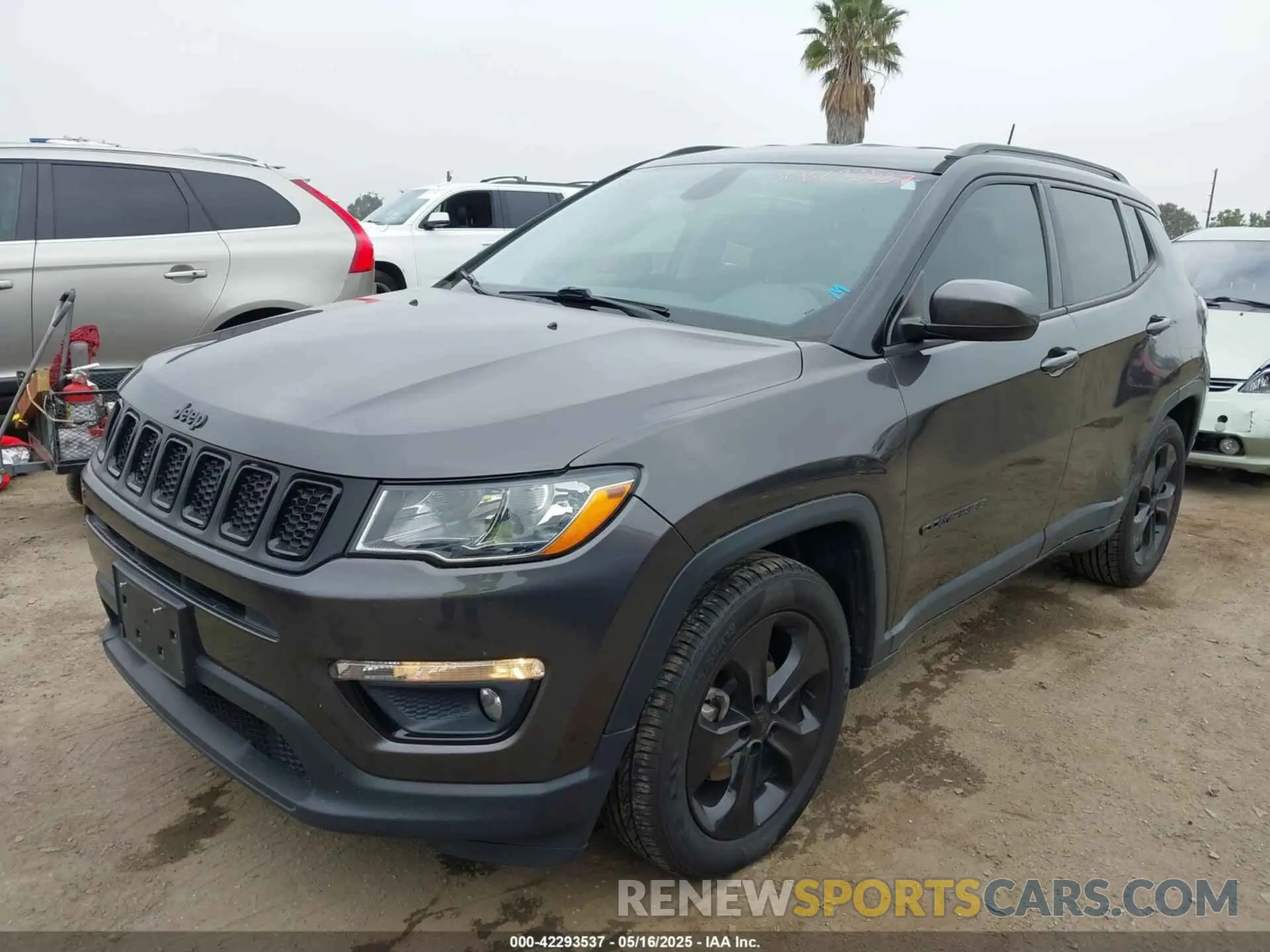 2 Photograph of a damaged car 3C4NJCBB9KT833210 JEEP COMPASS 2019