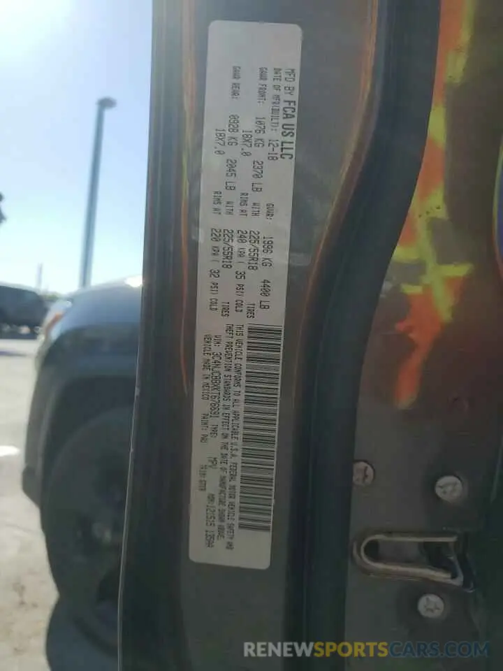 13 Photograph of a damaged car 3C4NJCBBXKT676691 JEEP COMPASS 2019