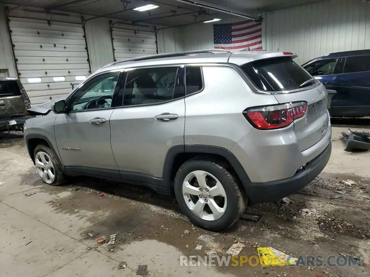2 Photograph of a damaged car 3C4NJCBBXKT711715 JEEP COMPASS 2019