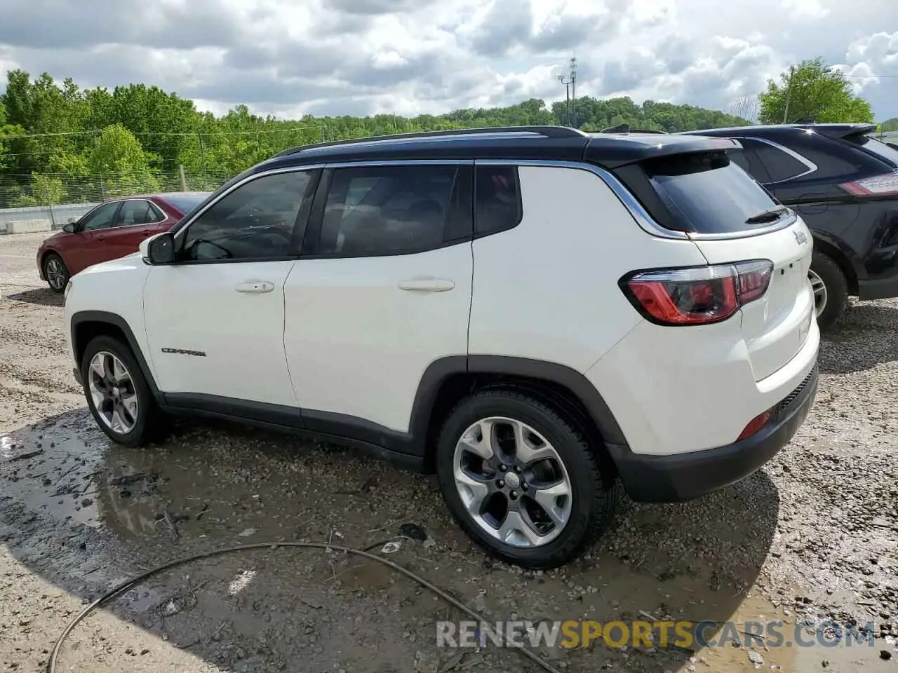 2 Photograph of a damaged car 3C4NJCCB4KT725818 JEEP COMPASS 2019