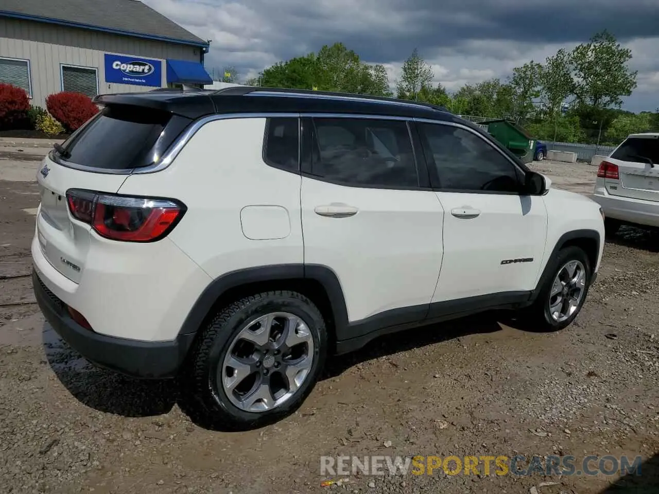 3 Photograph of a damaged car 3C4NJCCB4KT725818 JEEP COMPASS 2019
